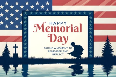 Patriotic Memorial Day Design Template for Reflection and Remembrance