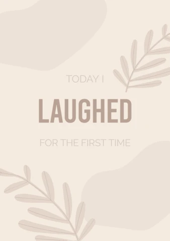 Baby Laughed Milestone Instagram Post Design Template
