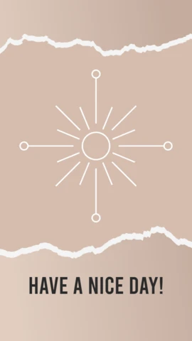 Modèle de carte de vœux positive et minimaliste avec dessin au trait et soleil