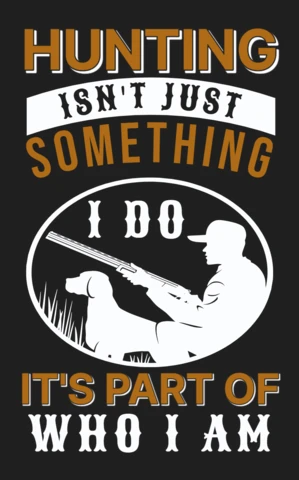 Modèle de citation de chasse vintage pour vêtements et marchandises