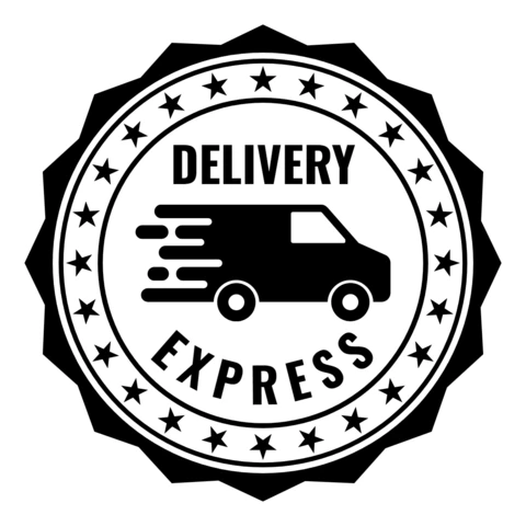 Lieferung express logo design vorlage