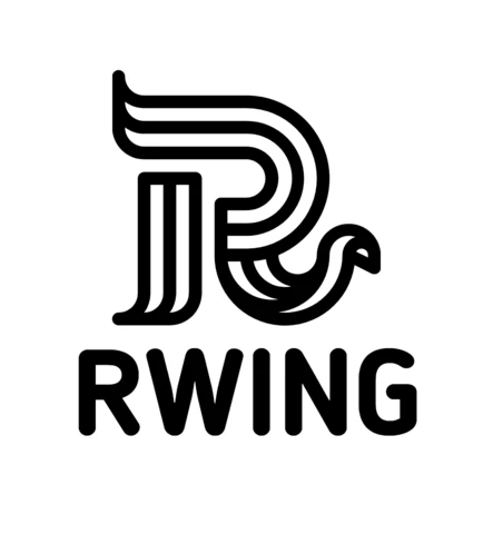 R Wing Logo Design Template