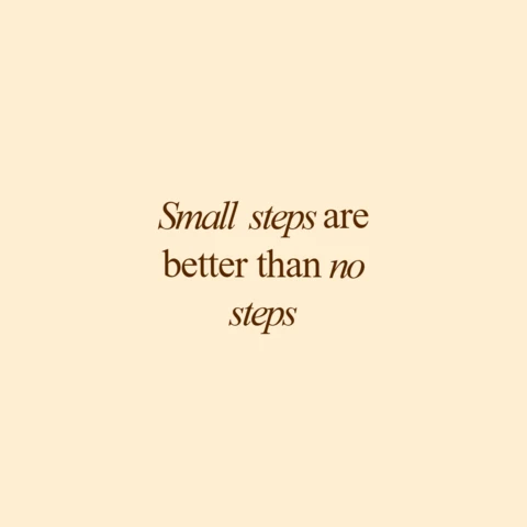 Motivational Small Steps Instagram Post Design Template