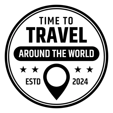 Time To Travel Logo Design Template