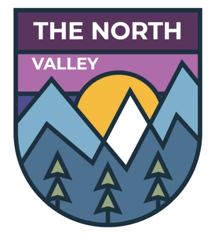 Modello di badge della Valle del Nord