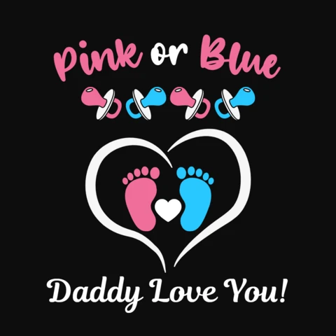 Cute Daddy Love T-Shirt Design Template