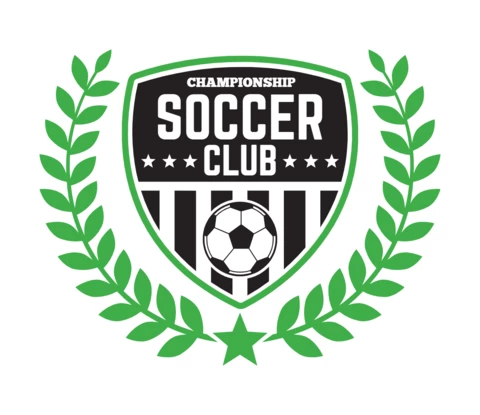 Soccer Championship Sports Club Logo Design Template