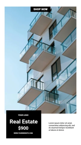 Elegant Advertisement YouTube Short Story Post Design Template