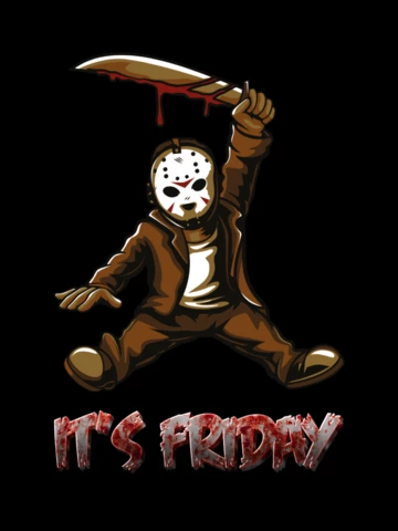 Jason horror plantilla de diseño de camisetas