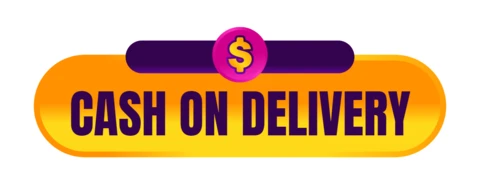 Modelo de design de adesivo para pagamento em dinheiro na entrega