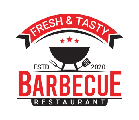 Plantilla de diseño de logotipo de restaurante de barbacoa