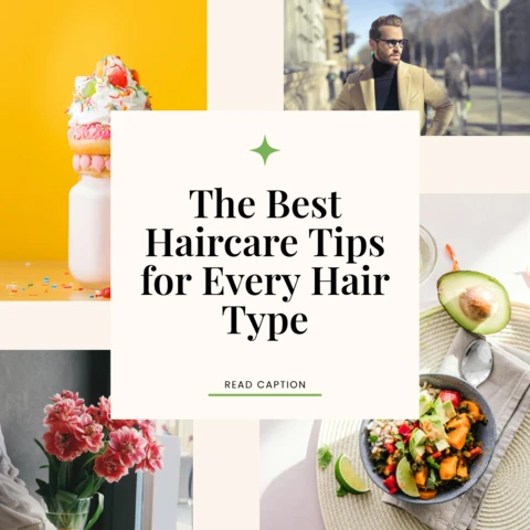 Consejos para el cuidado del cabello colección instagram post plantilla de diseño