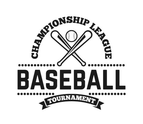 Baseball Tournament Championship Sports Logo Design Template