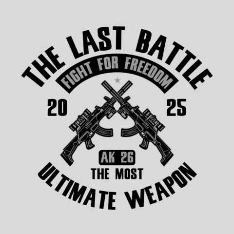 The Last Battle Ultimate Weapon T-shirt Design Template