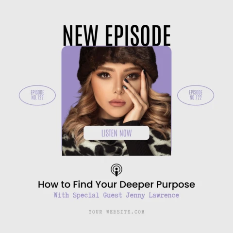 Deeper Purpose Podcast Instagram Post Design Template