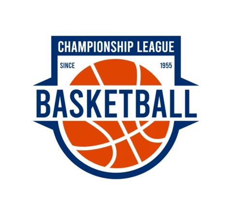 Basketball Tournament Championship Sports Logo Design Template