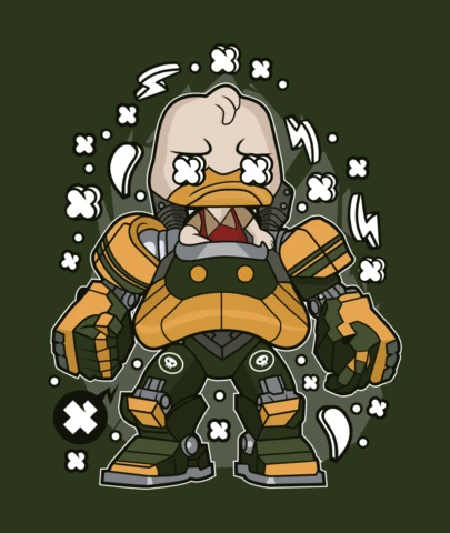 Howard The Duck Marvel Pop Culture T-Shirt Design Template