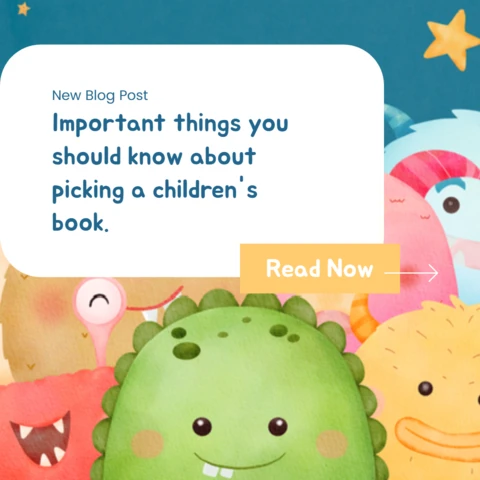 Kids Book New Blog Post Instagram Post Design Template