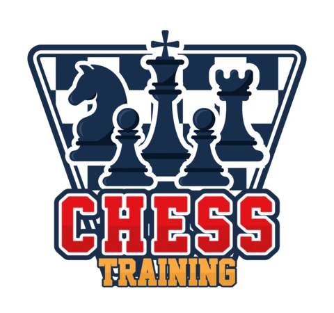 Chess Training Logo Design Template