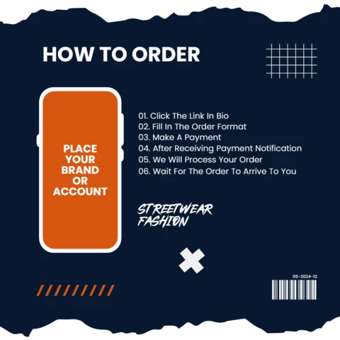 Fashion Product Order Social Media Post Design Template