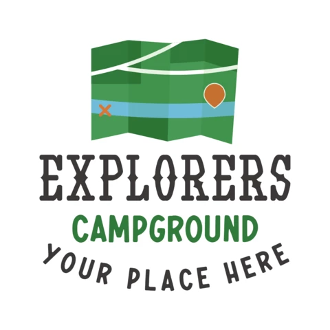 Explorers Campground Logo Template Design
