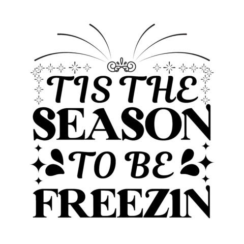 Plantilla de diseño de camiseta de temporada de invierno