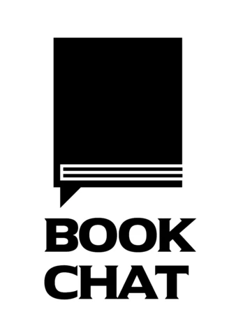 Modèle de logo pour le chat de livres