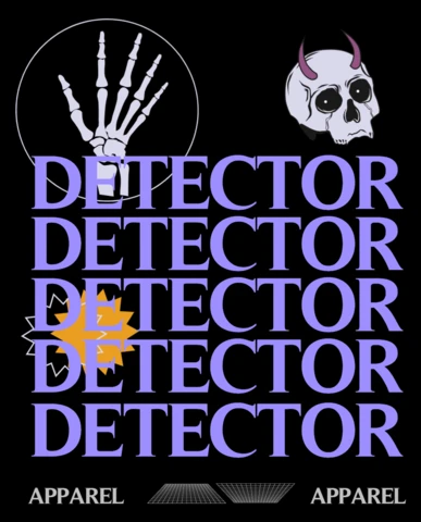 Plantilla de diseño gráfico de mano esquelética y calavera para ropa
