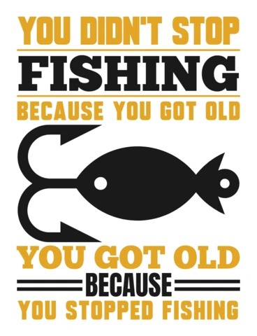 Vintage Fishing Quote Design Template for Creative Projects