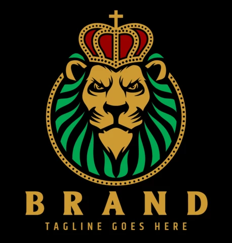Lion King Logo Design Template