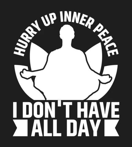 Yoga Funny Quote T-Shirt Design Template