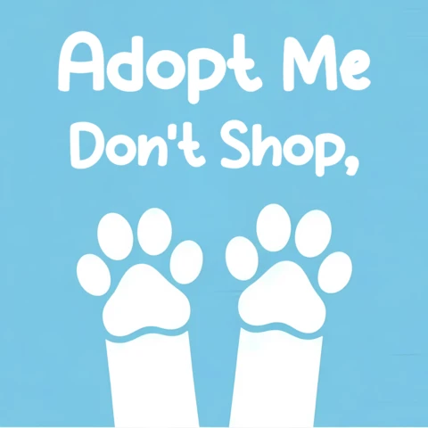 Modèle de conception d'adoption d'animaux de compagnie ludique avec des empreintes de pattes pour des flyers