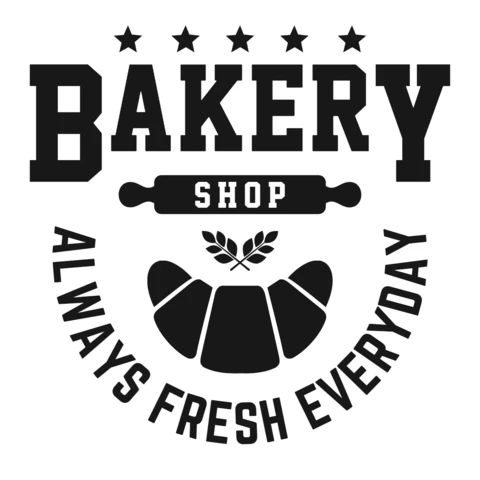 Fresh Bakery Shop Logo Design Template