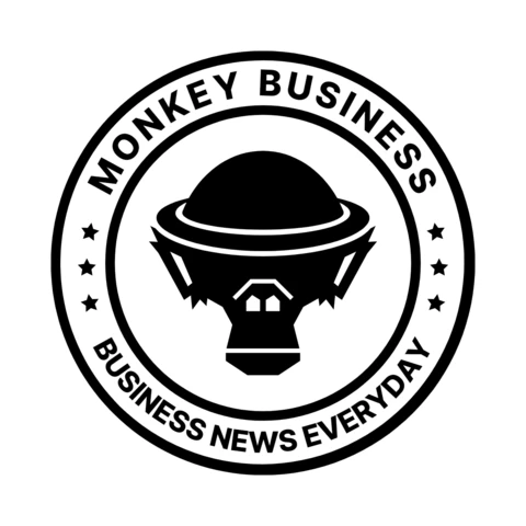 Modello di logo di Monkey Business