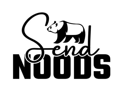 Send Noods Panda T-Shirt Design Template
