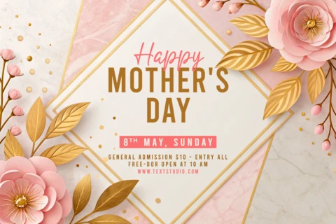 Elegant Floral Mother's Day Celebration Template Design