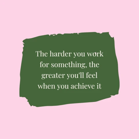 Work Hard Motivational Quote Instagram Post Design Template