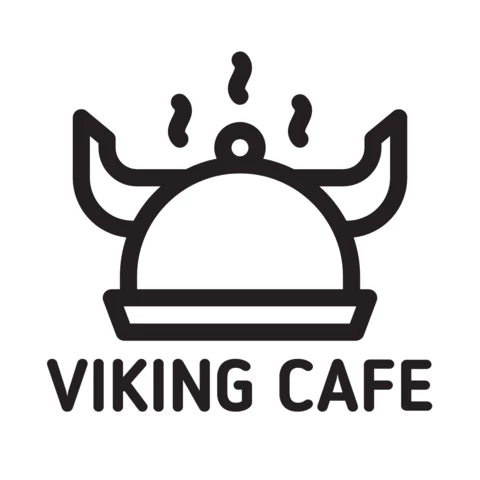 Viking Cafe Logo Design Template