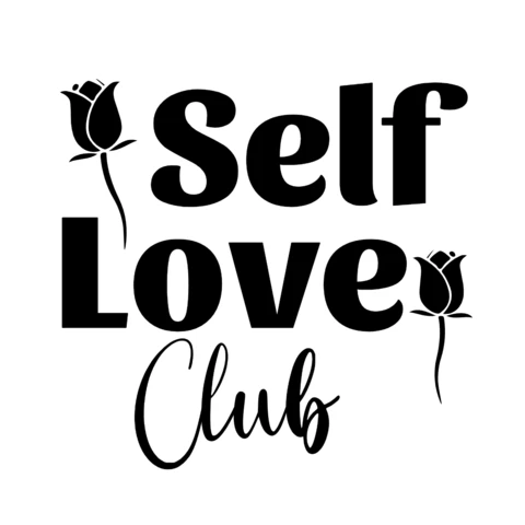 Self Love Club T-Shirt Design Template
