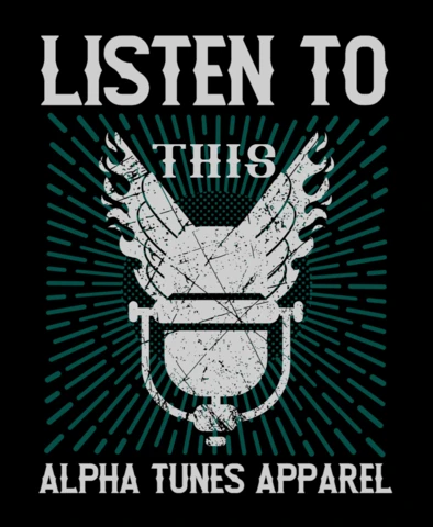 Vintage Rock Music Design Template with Wings and Retro Typography