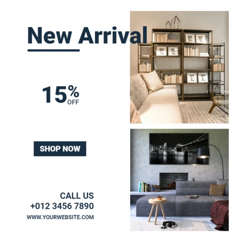 Classic Minimalist Social Media Ad Post Design Template