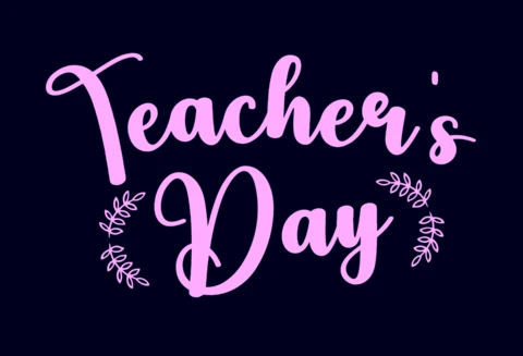 Teachers Day T-Shirt Design Template