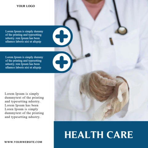 Health Awareness Medical Instagram Post Design Template
