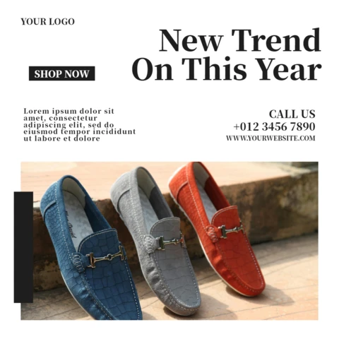 New Trend Sneakers Sale Instagram Post Design Template
