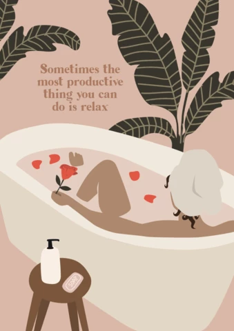 Citation inspirante illustration imprimable