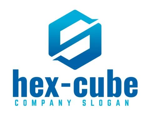 Hex Cube Logo Design Template