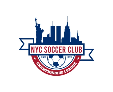 Nyc Soccer Club Championship Sports Logo Design Template