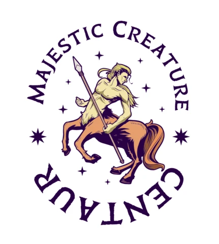 Majestic Centaur Design Template: Vintage Artistic Style for Creative Projects