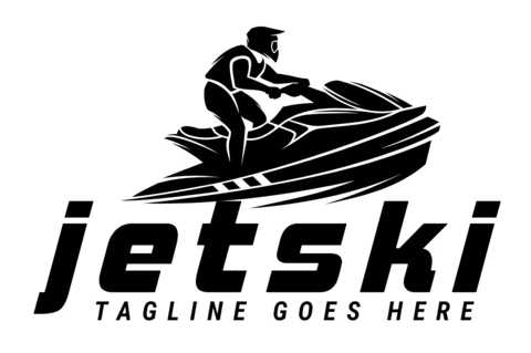 Jet Ski Logo Design Template