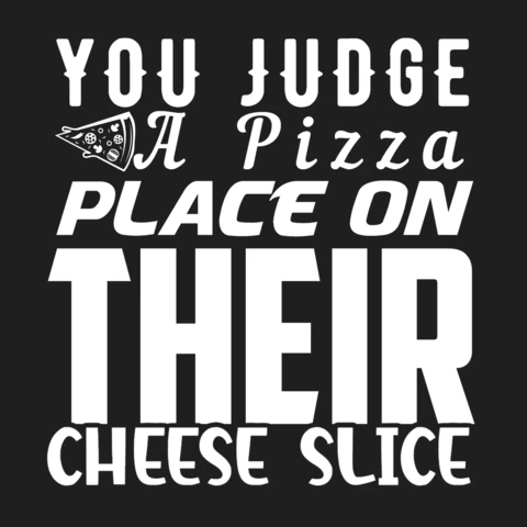 Pizza grappig citaat t-shirt ontwerpsjabloon